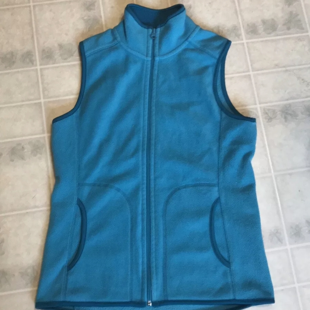 Turquoise Fleece vest
